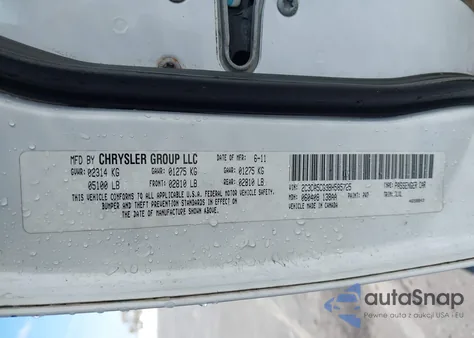 2011 Chrysler 300 Limited из США, поврежденный, VIN 2C3CA5CG3BH585725